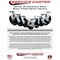 Service Caster 4 Inch SS Glass Filled Nylon Swivel Caster Set with Roller Bearings and Brakes SCC-SS30S420-GFNR-TLB-4 - alternate 5